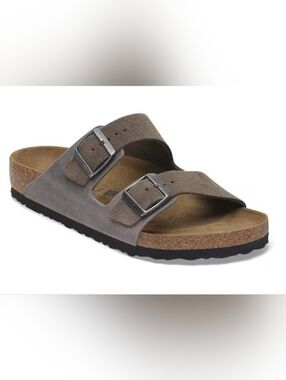 Autenti Men's Sandals Jordan Style Tan Leather Made In Spain Sz 45/12